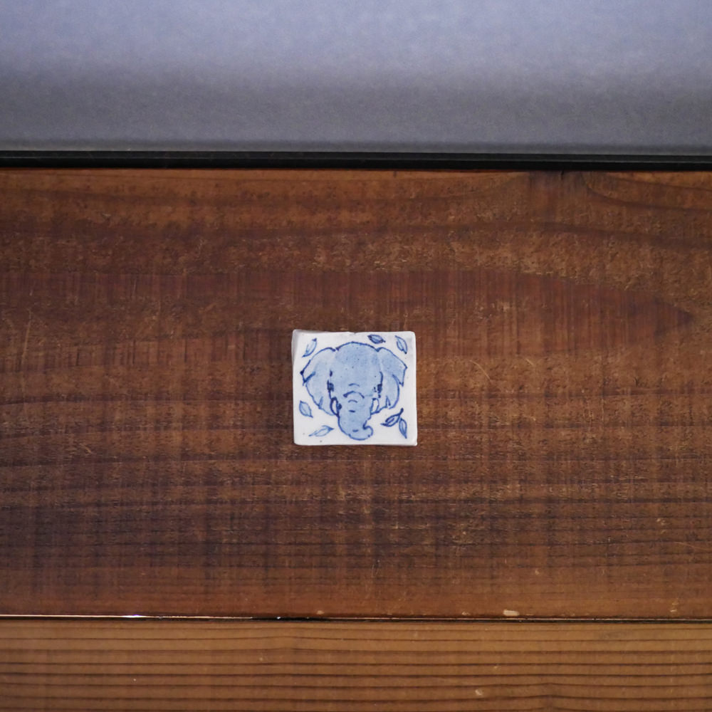 樋口真紀/お箸置き(ゾウ正面)3