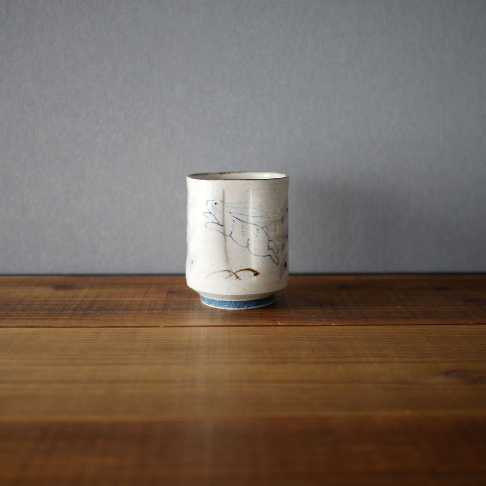 樋口真紀/湯呑み(うさぎ)2