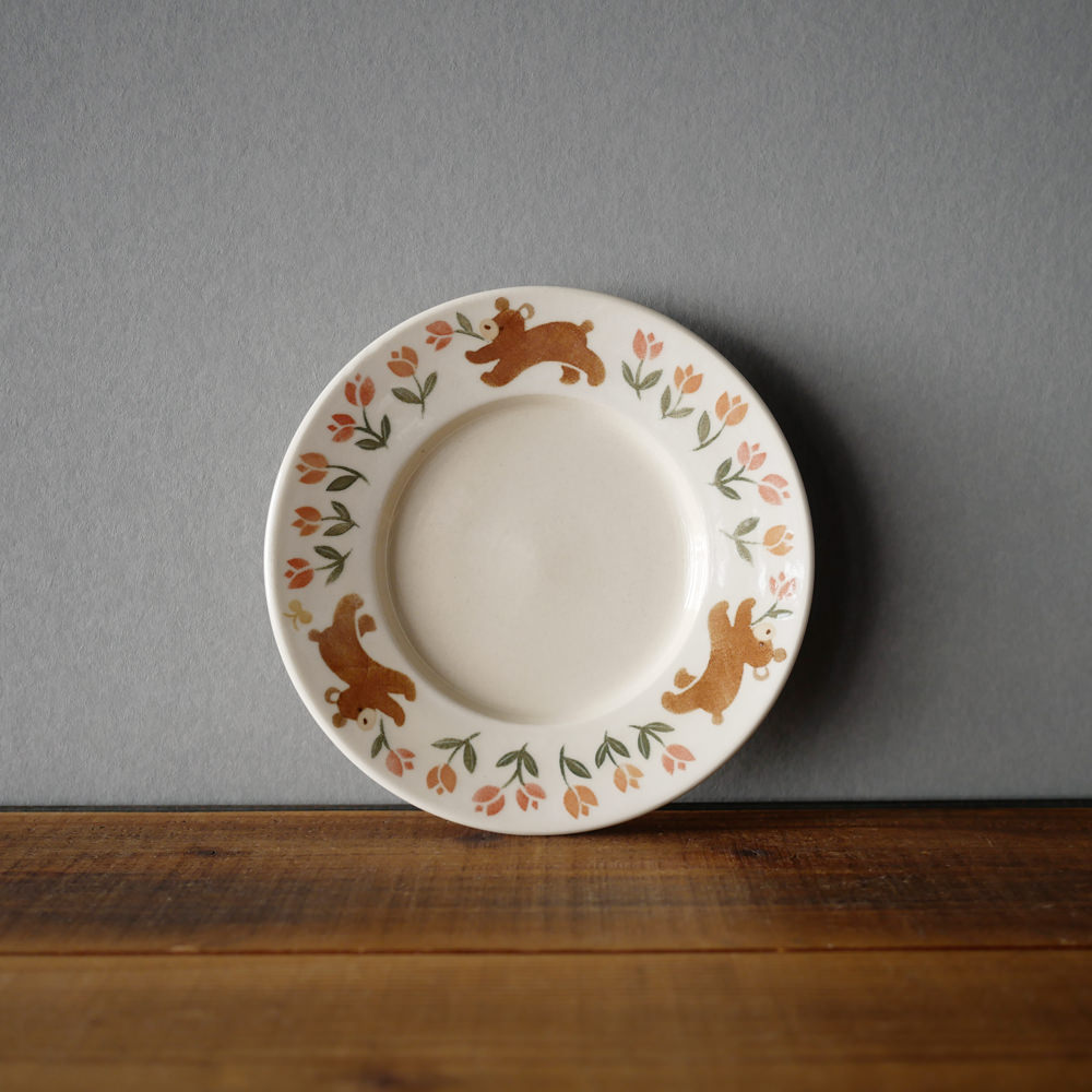 文鳥舎/リム平皿1