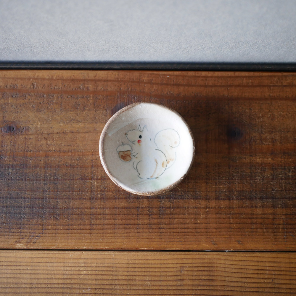 目片まゆみ/豆まめ皿(りす)7