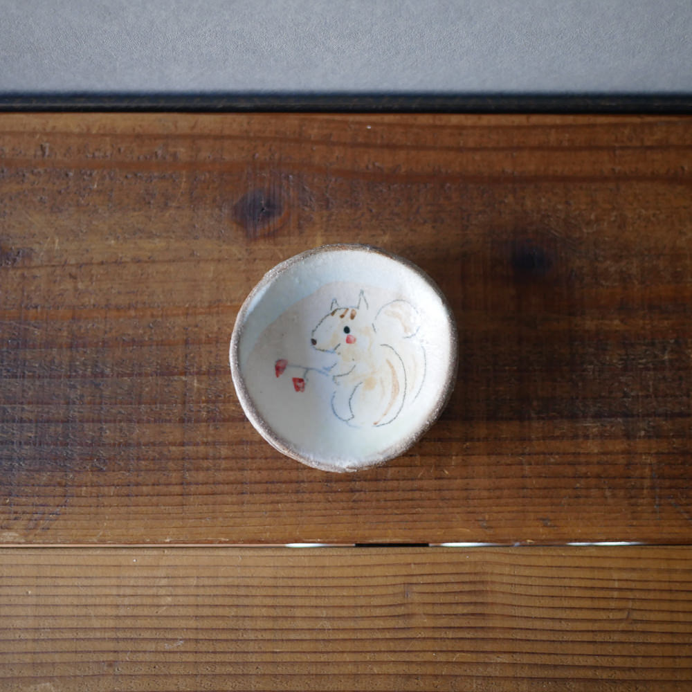 目片まゆみ/豆まめ皿(りす)8