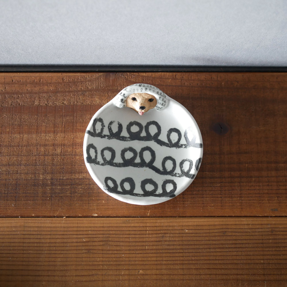 のん窯/小皿(犬)1