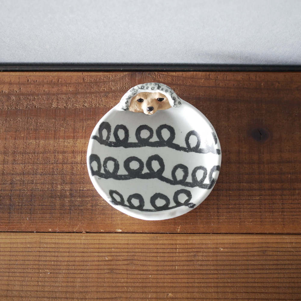 のん窯/小皿(犬)2