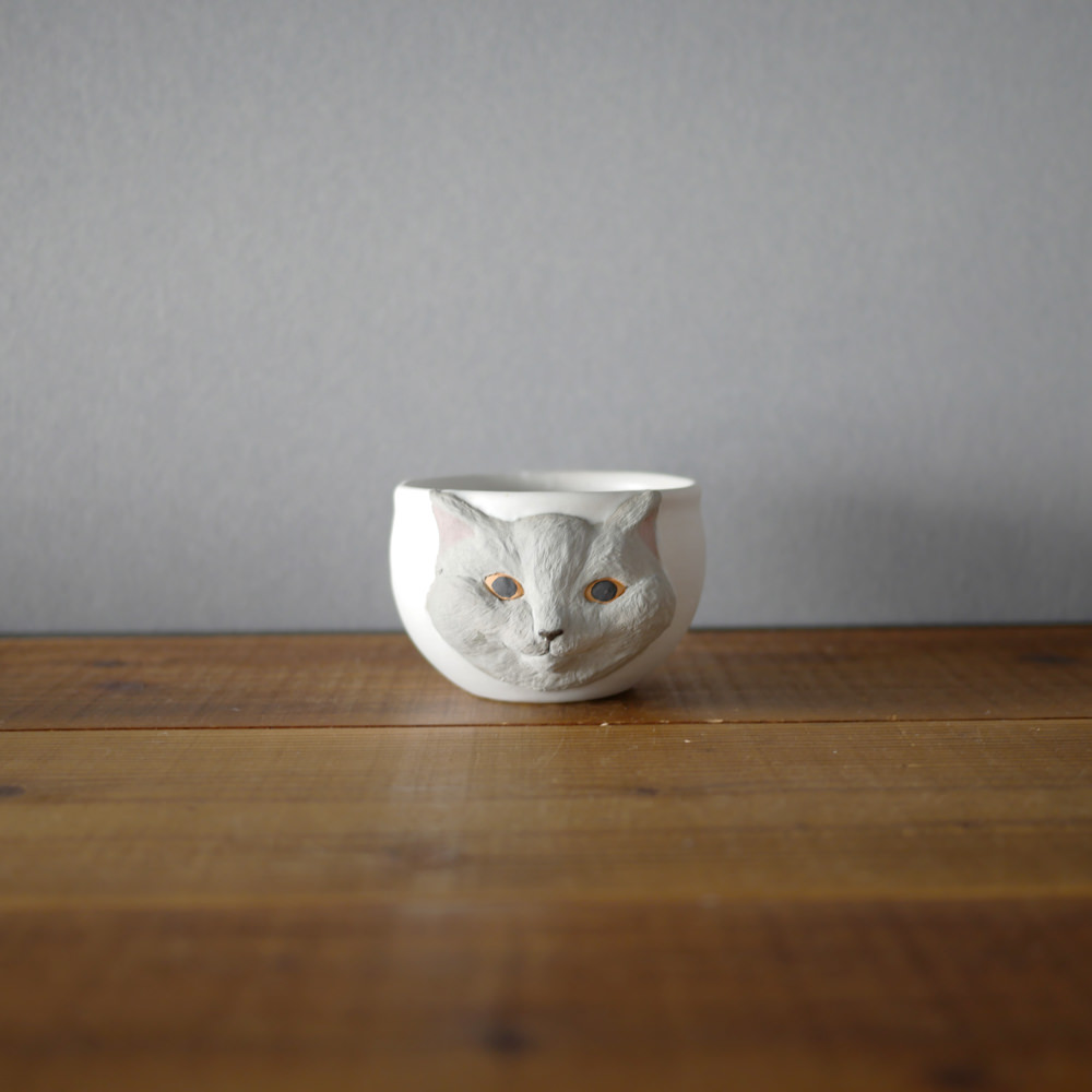 のん窯/湯呑み(ネコ)2