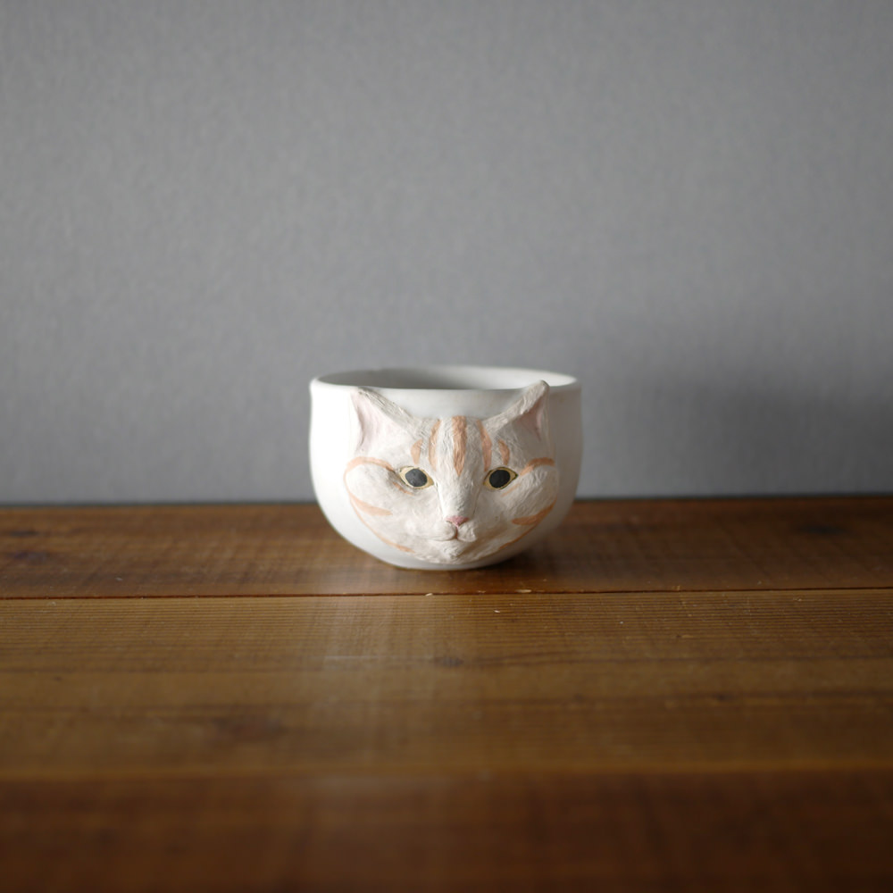のん窯/湯呑み(ネコ)3