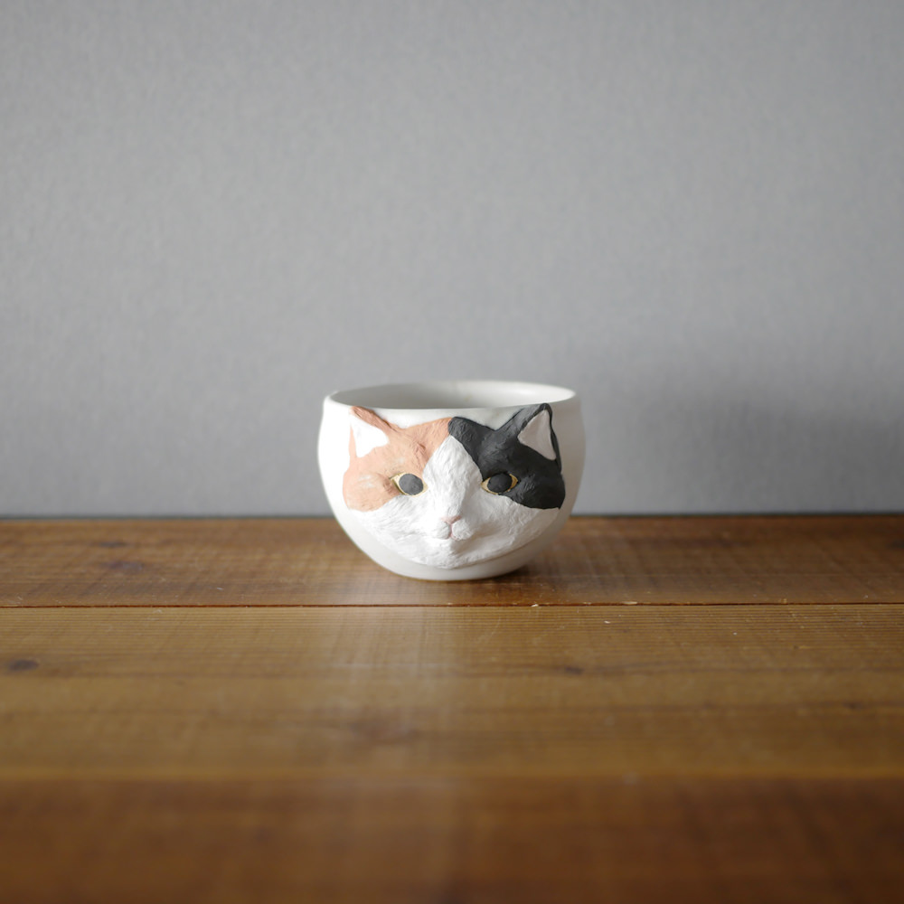 のん窯/湯呑み(ネコ)4