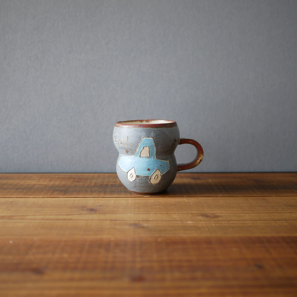 竹内陽子/色化粧マグカップ9(車)