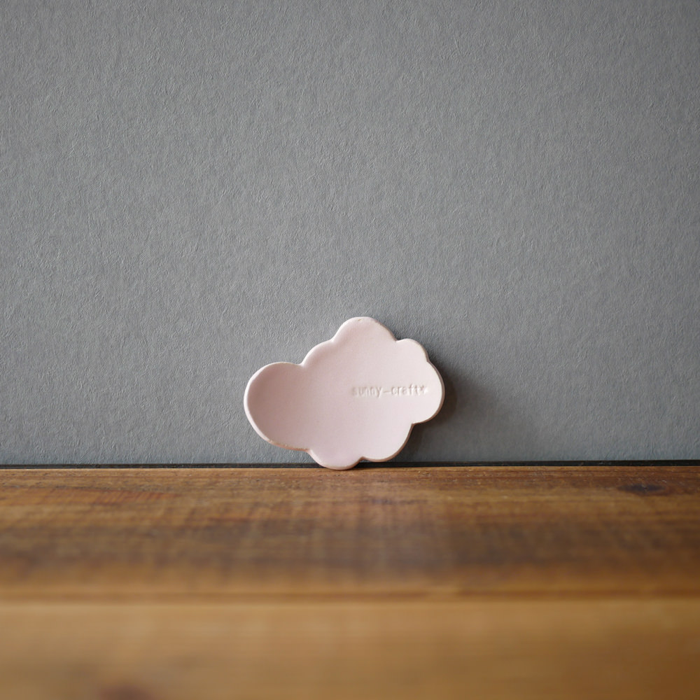 サニークラフト/くもの箸置(ピンク)