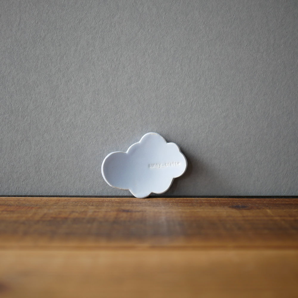 サニークラフト/くもの箸置(水色)