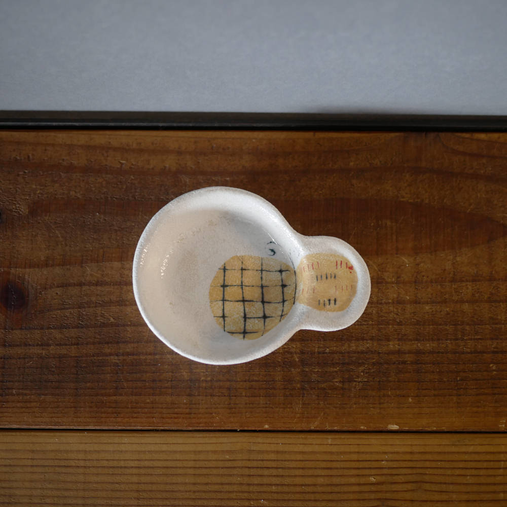 hapun pottery/カラフル_豆皿(ちょうちょ)2