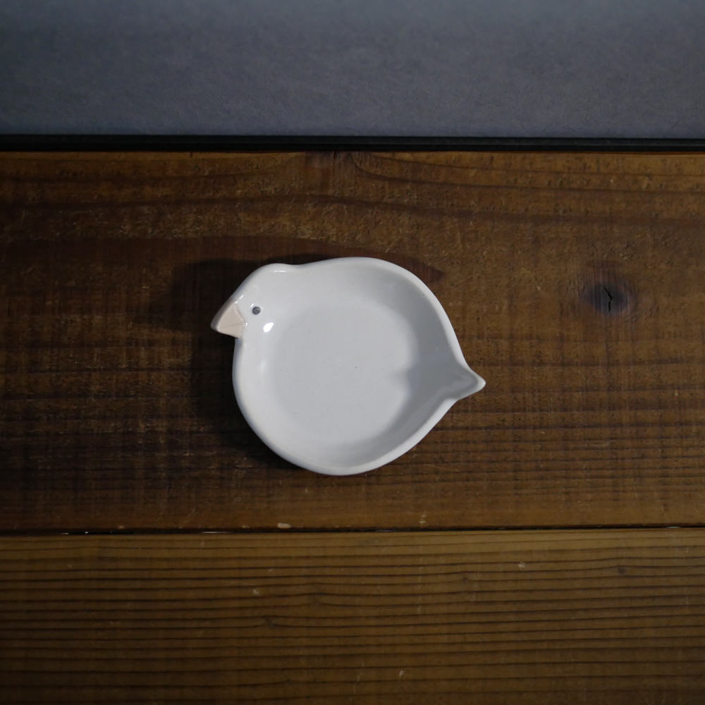 UMESHISO工房/白文鳥豆皿